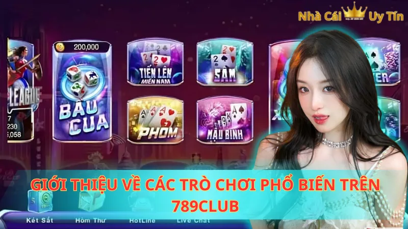 Giới thiệu về các trò chơi phổ biến trên 789Club