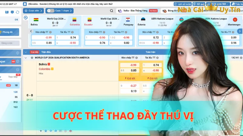 Cược thể thao đầy thú vị